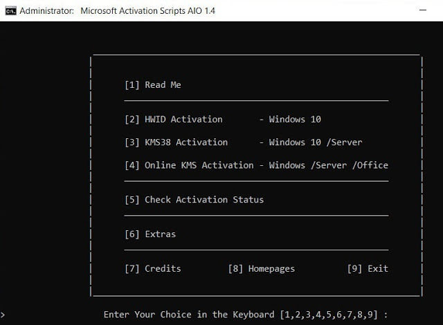 Activation Script 1.4 – Active Win 10 Digital License Và Office 1